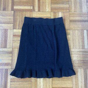 Black Anthropologie Mini Skirt- XS